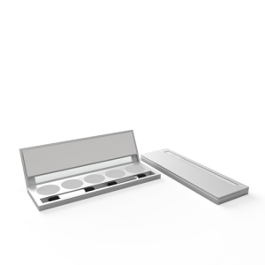 5-Piece Compact w/ Mirror & Applicator (104 Pan)MATTE SILVER