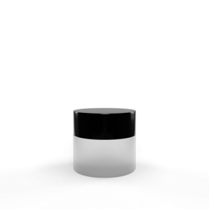 1.5 oz Frosted Jar Labeled w/ Cap & Seal (48 pkg.)