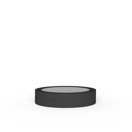 Mineral Based Pressed Face Powder (Round Matte Black Compact) - Image 2